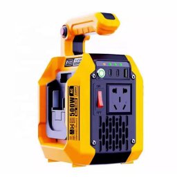 DATOUBOSS Dual Large-Capacity Battery Slots 500WInverter, Supports 10000mAh+ Any Capacity Lithium Batteries, Dual Slot 8-15 Hour