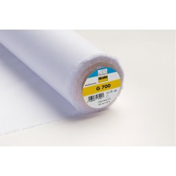 Intaritura termoadeziva, 90g, pentru materiale usoare spre medii, 100% bumbac, alba, Vlieseline G700