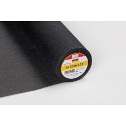 Intaritura termocolanta pentru bumbac, ideala mansete, betelii, craft, 62 gr, culoare negru Vlieseline H250