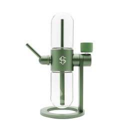 Stundenglass Bong din sticla Gravity Hookah V3 verde