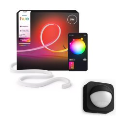 Philips - bandă LED RGBW reglabilă pentru exterior Hue NEON 5m LED/30W/230V + senzor de mișcare