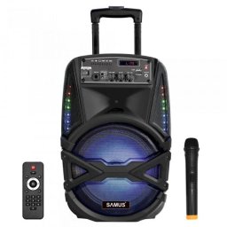 Boxa Portabila Samus KARAOKE 8 | 300W, Bluetooth, Negru