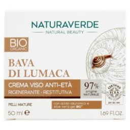 Set 3 x Crema de Fata Bio Anti-rid Naturaverde, cu Extract de Melc, 50 ml