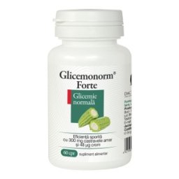 Set 2 x Glicemonorm Forte, 60 Comprimate, Dacia Plant