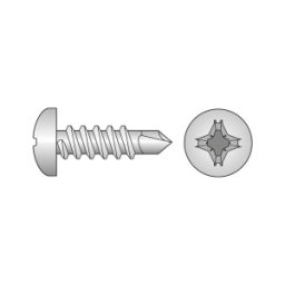 Set 250 x Surub Autoforant Cap Bombat Forma N 7504 Inox A2 -4.8 x 32