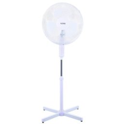 Set 2 x Ventilator cu Picior Floria, Alb, 40W, 3 Trepte Viteza, Motor Silentios