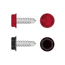 Set 250 x Surub Autoforant Cap Hex Forma K 7504 Otel Vopsit-4.8x19 R 3002