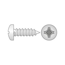 Set 250 x Surub Cap Bombat Pentru Tabla 7981 Otel Zincat-3.9x 22