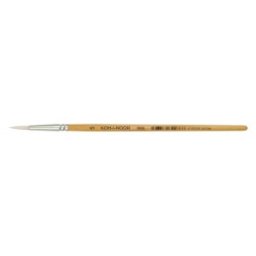 Set 3 x Pensula Varf Ascutit, Nr.5, Par Sintetic, Corp Lemn Natur, Koh-I-Noor