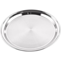 Set 2 x Tava Rotunda, din Inox, 30 cm, Grunberg
