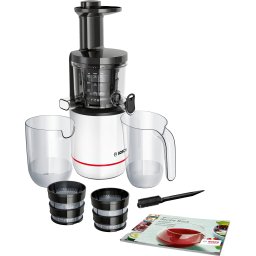Storcatoare cu melc MESM500W VitaExtract, Alb/Negru