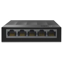 Switch TP-Link LS1005G cu 5 porturi Gigabit, plug & play, silentios