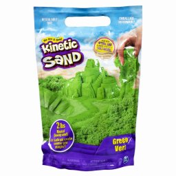Nisip kinetic verde 900 g Kinetic Sand pentru modelaj creativ