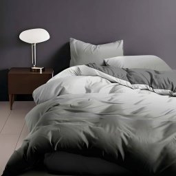 Lenjerie de pat finet 4 piese gri Graphite Mist, 200x230, 2 persoane