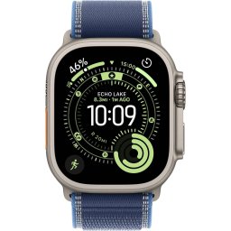 Smartwatch Apple Watch Ultra 3 titanium 49 mm Trail Loop blue/light blue M/L
