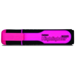 Textmarker Noki Wide 9000, varf retezat, 1-5 mm, roz
