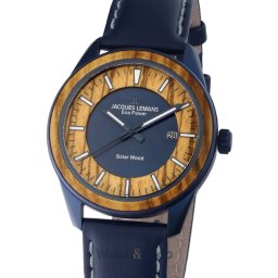 Jacques Lemans Jacques Lemans 1-2116K Eco-Power Men's Solar Mens Watch 40 mm 1-2116K