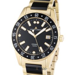 Jacques Lemans Jacques Lemans 42-10G Liverpool Ceramic Mens Watch 42mm 10ATM 42-10G