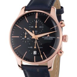 Jacques Lemans Jacques Lemans 1-2163F London Mens Chronograph 40mm 5ATM 1-2163F