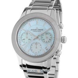 Jacques Lemans Jacques Lemans 1-2151K Venice Ladies Watch Chronograph 38mm 5ATM 1-2151K