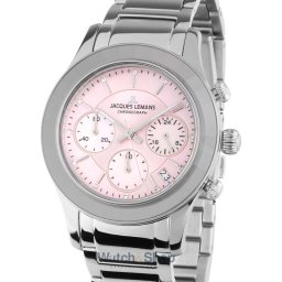 Jacques Lemans Jacques Lemans 1-2151L Venice Ladies Watch Chronograph 38mm 5ATM 1-2151L