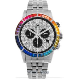 Louis XVI Louis XVI LXVI1121 Majeste Iced Out Chronograph mens watch 43mm 5ATM LXVI1121