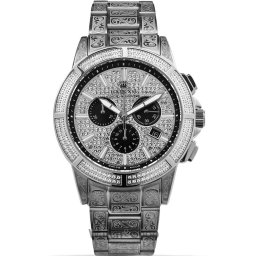 Louis XVI Louis XVI LXVI1127 Majeste Iced Out Chronograph Mens Watch 43mm 5ATM LXVI1127