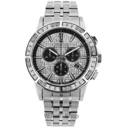 Louis XVI Louis XVI LXVI1131 Mens Watch Majesté Iced Out Baguette Chronograph 43mm 5ATM LXVI1131