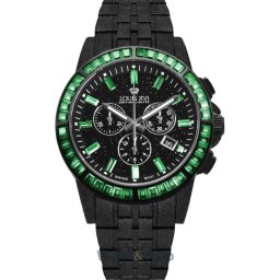Louis XVI Louis XVI LXVI1182 Mens Watch Majeste Frosted Iced Out Chrono Limited 43mm 10ATM LXVI1182