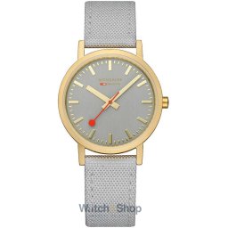 Mondaine Mondaine A660.30314.80SBU Ladies Watch Classic Gray And Gold 36mm 3ATM A660.30314.80SBU