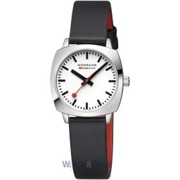 Mondaine Mondaine MSL.31110.LBV Ladies Watch Petite Cushion 31mm 5ATM MSL.31110.LBV