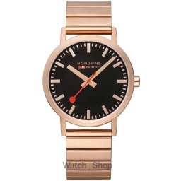 Mondaine Mondaine A660.30360.16SBR Classic Black And pink 40mm 3ATM A660.30360.16SBR