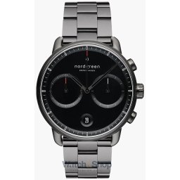 Nordgreen Nordgreen PI42GM3LGUBL Mens Watch Pioneer Chronograph 42mm 10ATM PI42GM3LGUBL