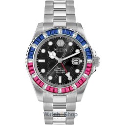 Philipp Plein Philipp Plein PWPZA0124 Unisex GMT-I Challenger Baguettes 44mm 5ATM PWPZA0124