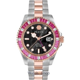 Philipp Plein Philipp Plein PWPZA0424 Unisex GMT-I Challenger Baguettes 44mm 5ATM PWPZA0424