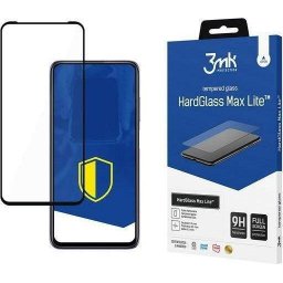Folie de protecție Redmi Note 9T 5G 3mk HardGlass Max Lite, Ramă neagră Xiaomi STICLĂ