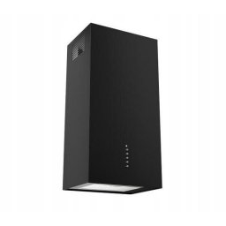 Hota Hota Decorativa, 60 cm, 550 m³/h, 3 Trepte, Filtru Aluminiu, Iluminare LED, 69 dB, Negru