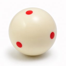 Bila alba Taiwan 46.4mm duritate 3A cu puncte rosii