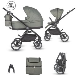 Carucior modular 2in1 Coccolle Serry Moss green