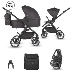 Carucior modular 2in1 Coccolle Serry Jet black