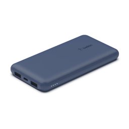Acumulator Extern Belkin BOOST CHARGE 10000mAH USB-C 15W Dual USB-A 15cm Albastru