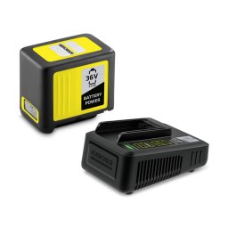 Starter Kit Karcher Power 36/50 (2.445-065.0) Acumulator 36V / 5.0Ah si Incarcator Negru/Galben