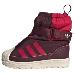 ADIDAS ORIGINALS Bocanci de zăpadă 'Superstar 360' castaniu / roșu / alb