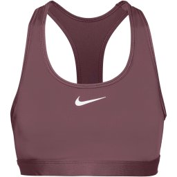 NIKE Sutien sport 'SWOOSH' roşu închis