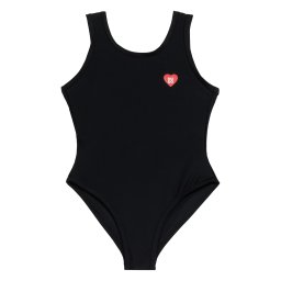 HUGO Costum de baie întreg roșu / negru