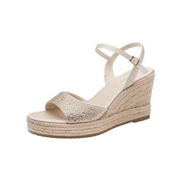 Tamaris Sandale cu baretă gri taupe