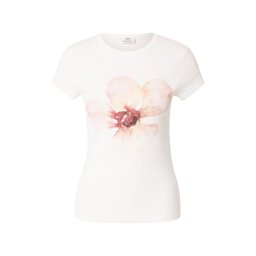 JDY Tricou 'JDYAVA LUCKY' magenta / roz pal / alb