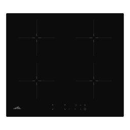 Plita inductie incorporabila ETA 579190000, 4 zone de gatit, Booster, 7.4Kw, Touch control, 60 cm, Negru