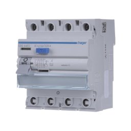 Diferential RCCB QC 40A 3P+N 30mA 6Ka tip A Hager CDS440D