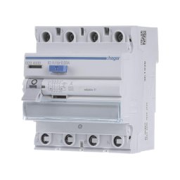 Diferential RCCB QC 63A 3P+N 30mA 6Ka tip A Hager CDS463D